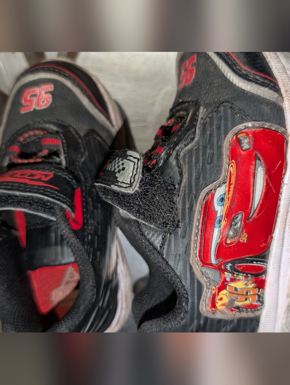 Kids - CARS - Size 6 Toddler Sneakers - Velcro Closure